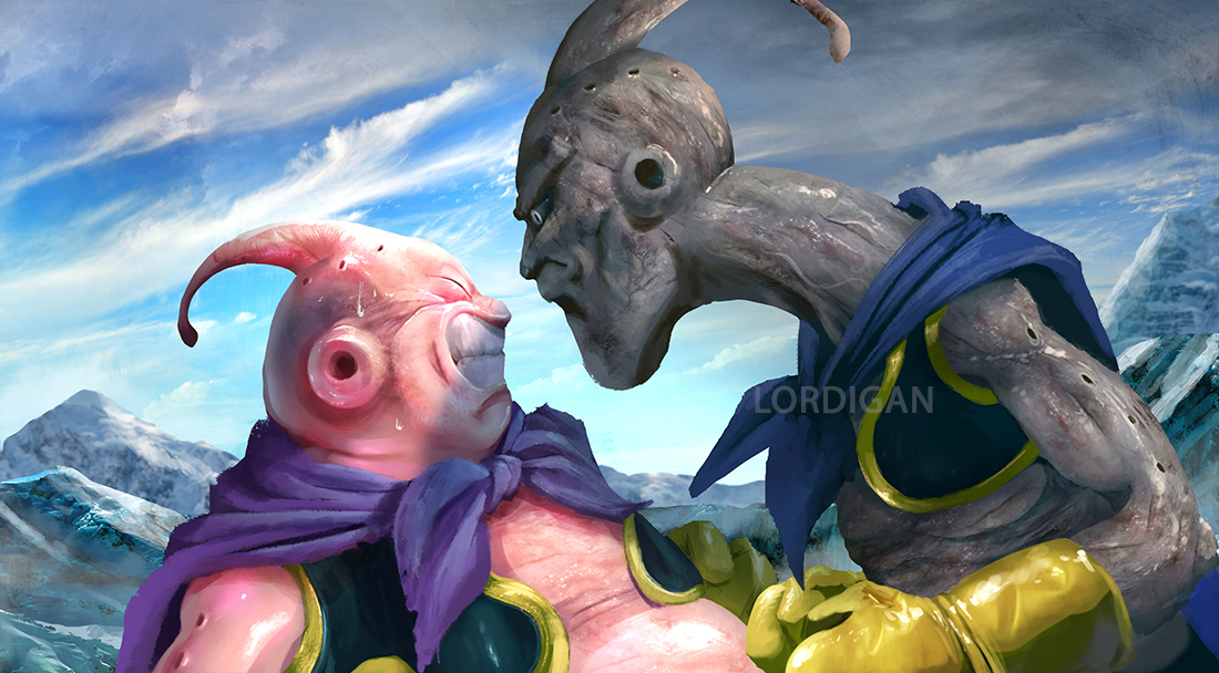 Majin Vejita Vs Majin Boo by LuffyWKF on DeviantArt