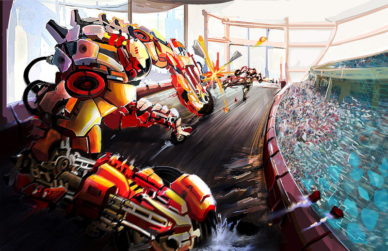 Mech-race by AceHornet on DeviantArt