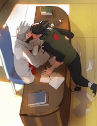 SnJ Kakashi and Iruka Umino by Kimkashi on DeviantArt