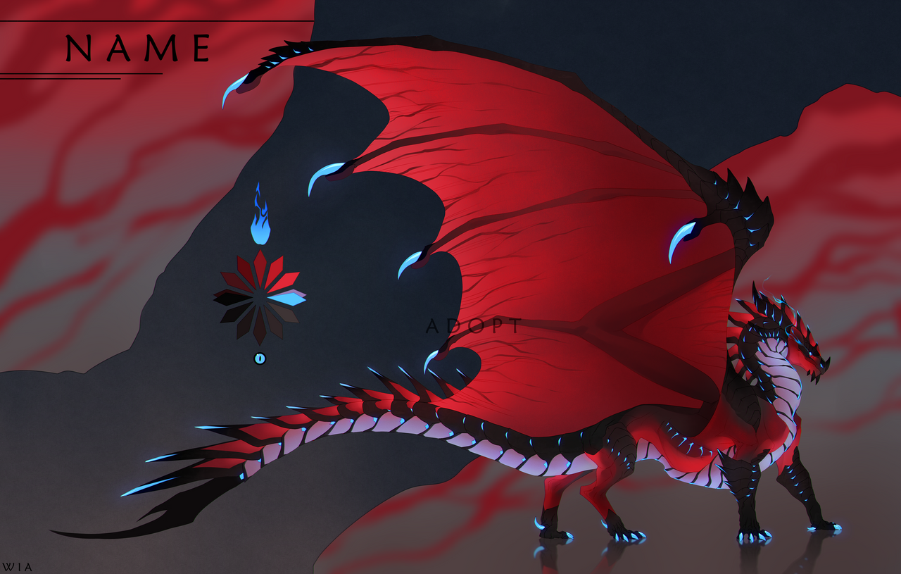 blood dragon adopt (OPEN) by Wiachko on DeviantArt