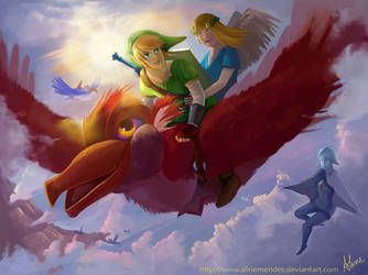 Zelda Skyward Sword by AlineMendes