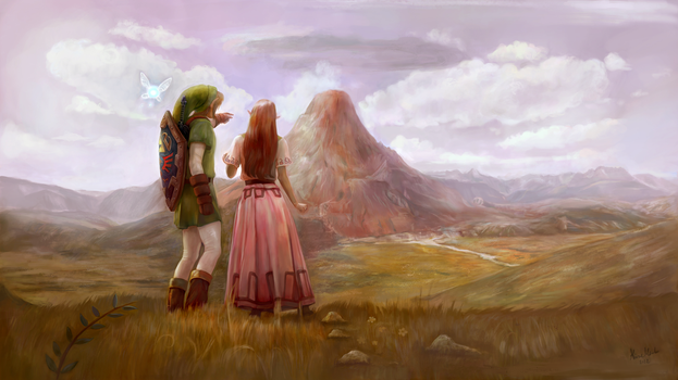 Zelda OoT: Link and Malon