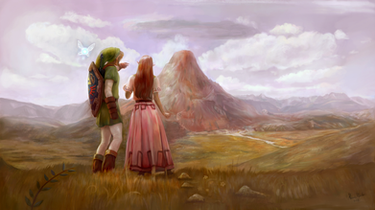 Zelda OoT: Link and Malon