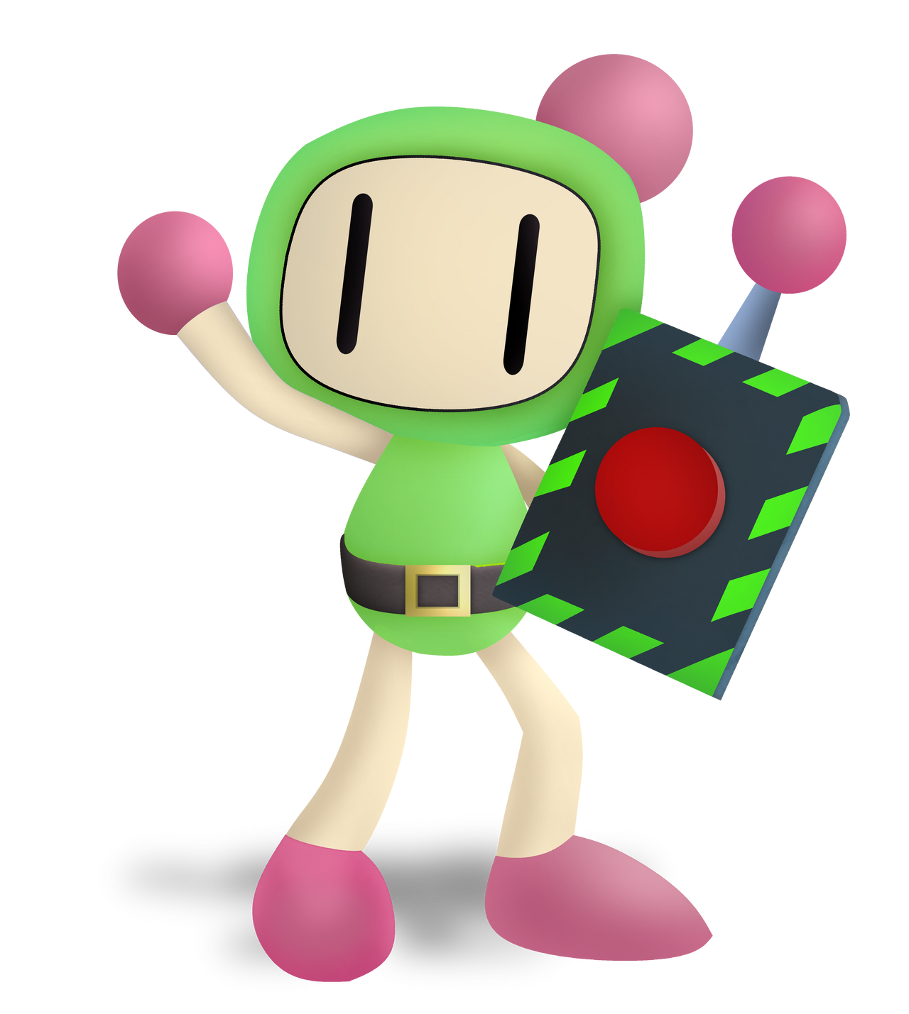 Green Bomberman R Bomberman (Green alt) by D-P-Mario on DeviantArt