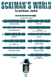 Scatman John - Scatman's World Waveform Poster