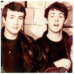 John and Paul in Cavern