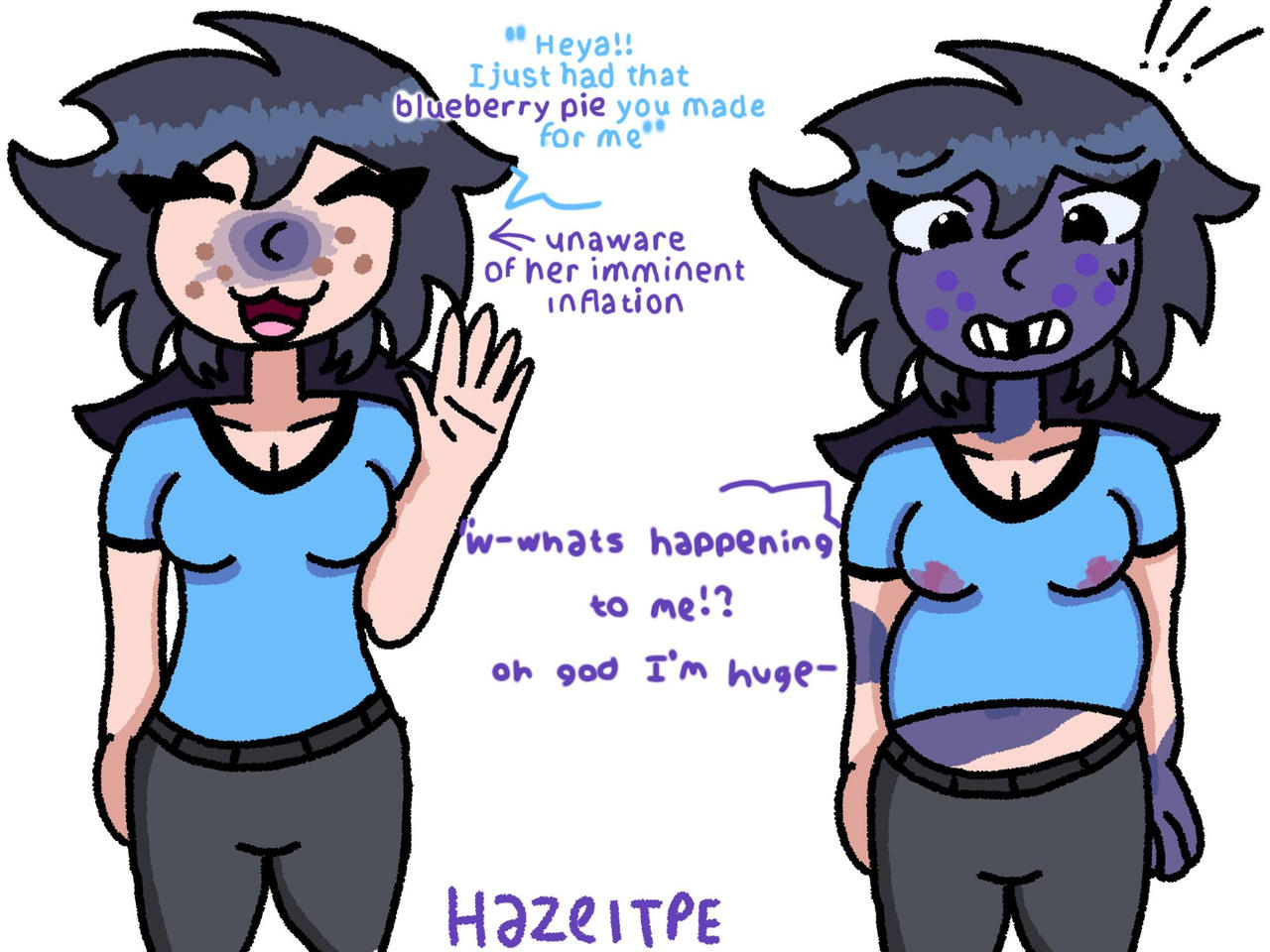 Blueberry Inflation Part 1 By HazelTPE On DeviantArt blueberry-inflation-part-1-by-hazeltpe-on-deviantart