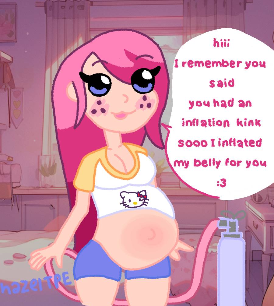 Rapunzel Inflation Waow belly inflation by HazelTPE on DeviantArt