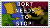 Anti Bort stamp