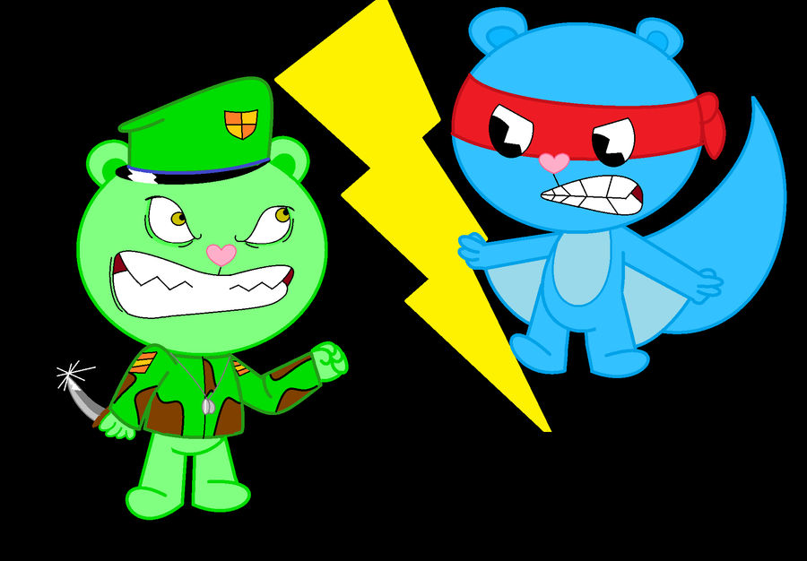 Flippy vs Splendid 1st try by Shimmer3000 on DeviantArt