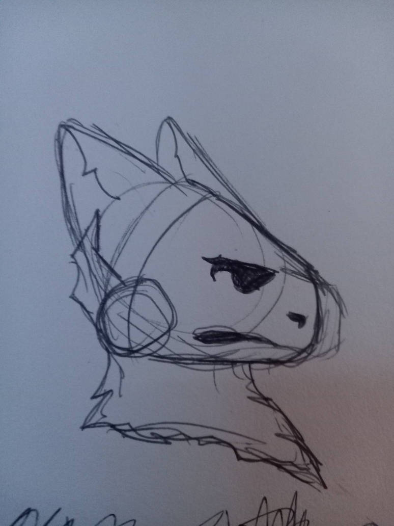 Protogen fursuit side profile by Xenixkiy on DeviantArt
