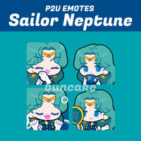 P2U Emotes | Sailor Neptune by Buncaked