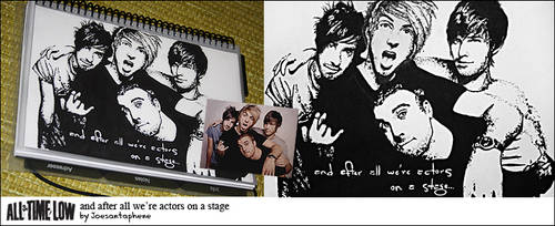 All Time Low notepad+calendar