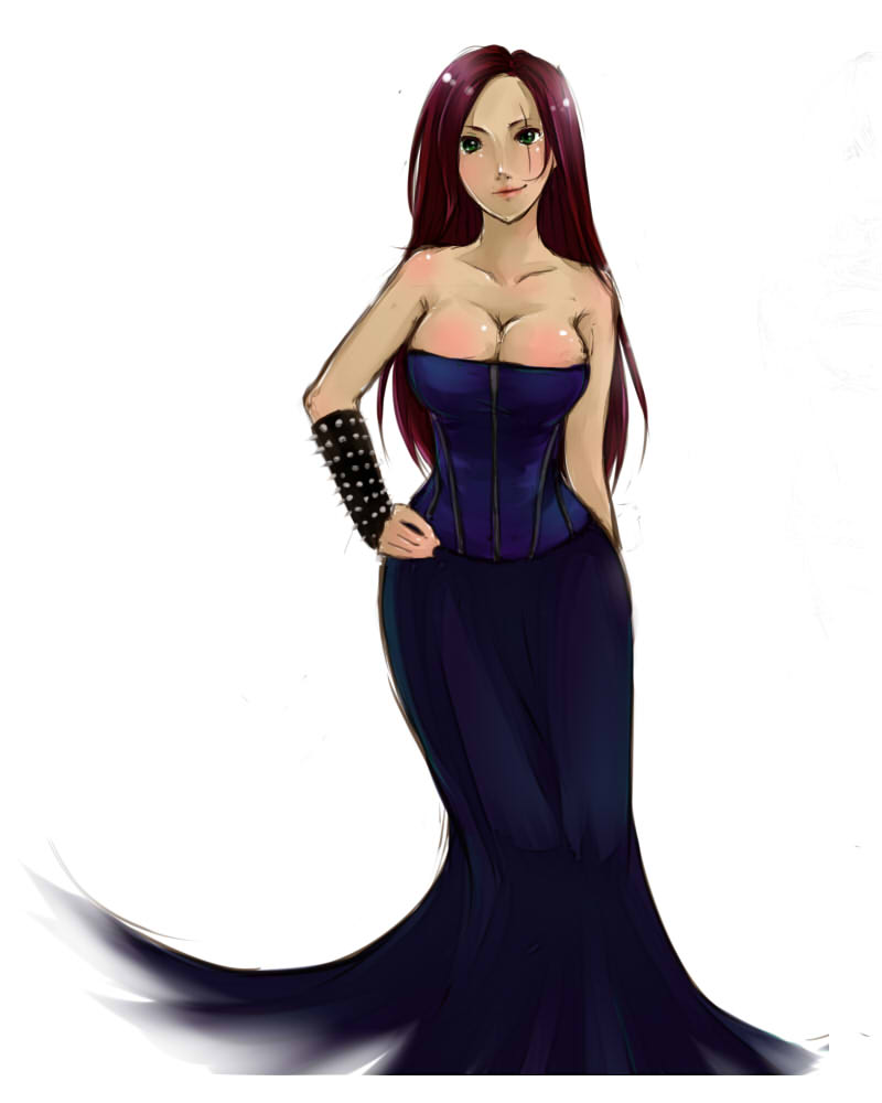 Katarina dressed as sona