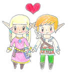 CE: Zelda and Link by AnimeGang