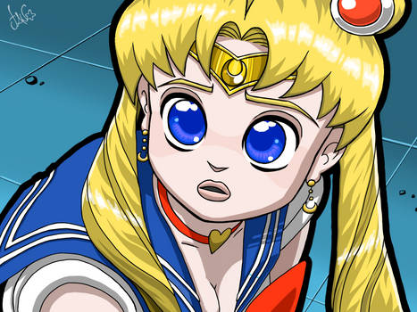 Sailor Moon redraw challenge