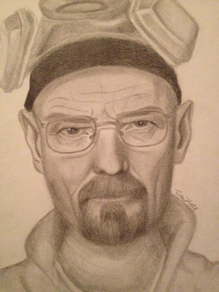 Walter White Breaking Bad Portrait