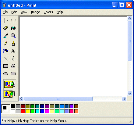 Ms Paint Windows XP Template by TheTalkingClover on DeviantArt