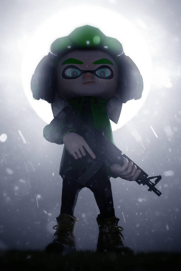 Inkling With A Gun by Devon639-SFM on DeviantArt