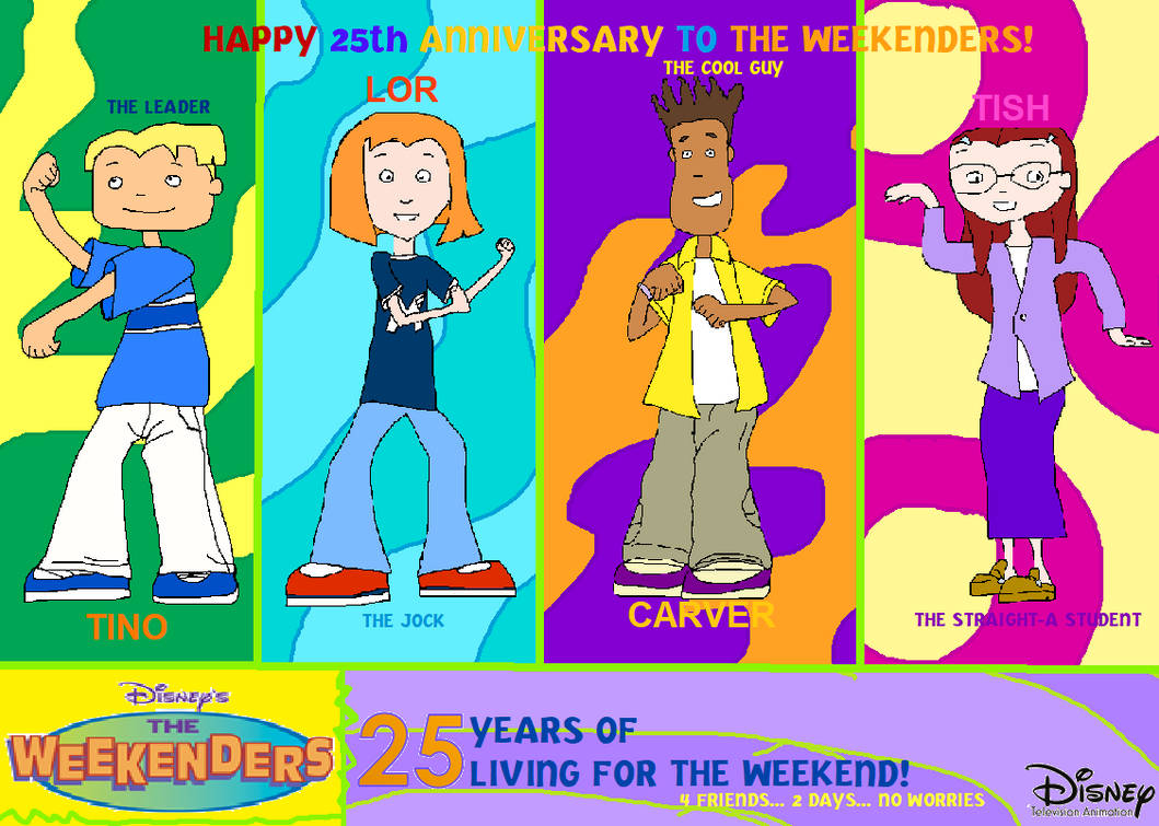Disney's The Weekenders 25th Anniversary ('00-'25) by KabeyaM on DeviantArt