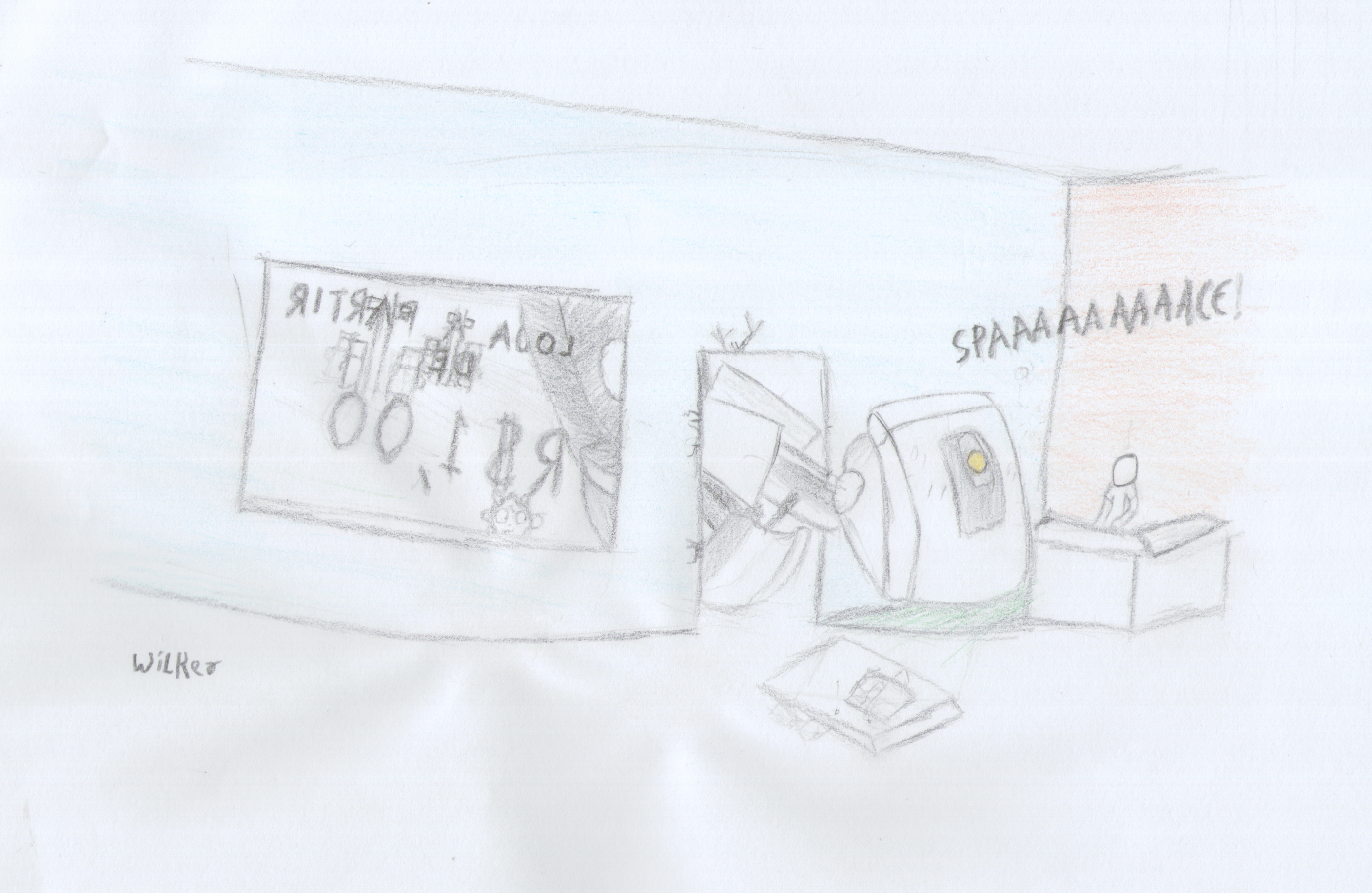 GLaDOS tries to enter the R$1 store by WilkerS1