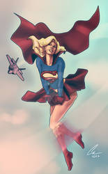 Supergirl Pin Up