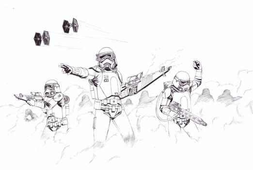 Imperial army troopers