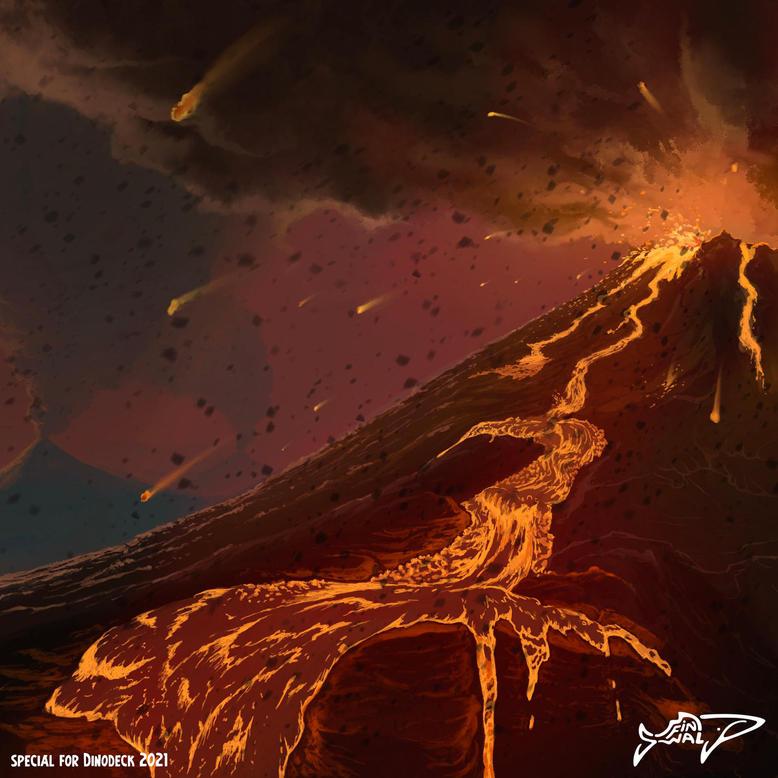 Volcano Deviantart Commission: Volcano by FinwalSMD on DeviantArt