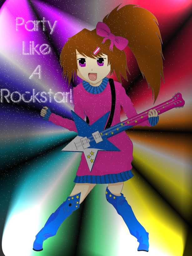 Rocking anime girl :3 by Sasukefangirlx3 on DeviantArt