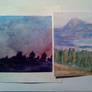 Watercolor postcards