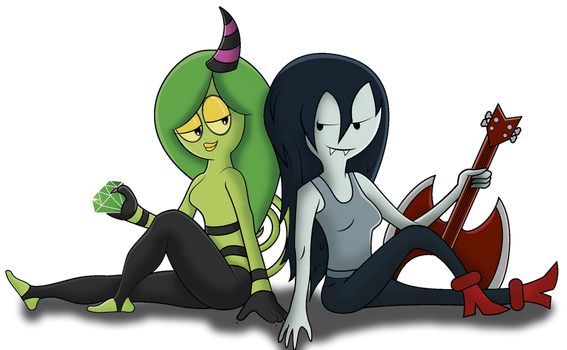 Zeena And Marceline (old drawing)