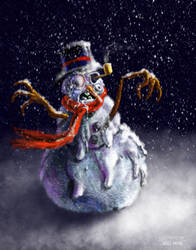 Zombie Snowman