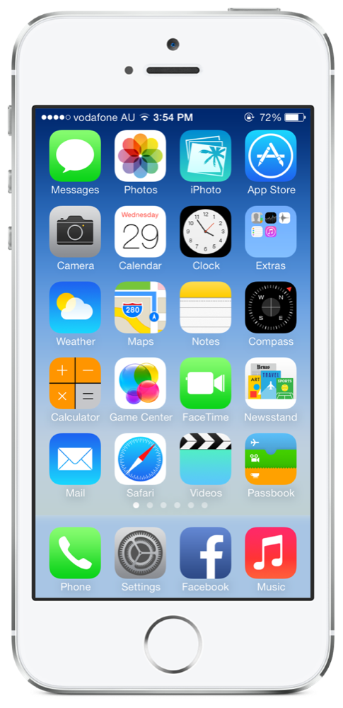 ios 7 homescreen wallpaper by sumankc