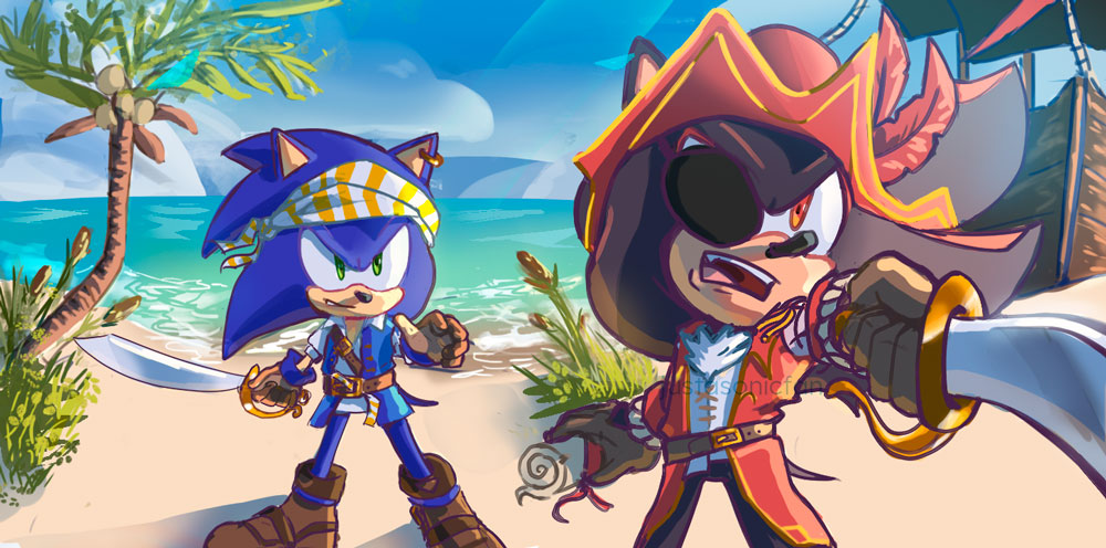 Pirate Sonic and Shadow join Sonic Dash - Tails' Channel