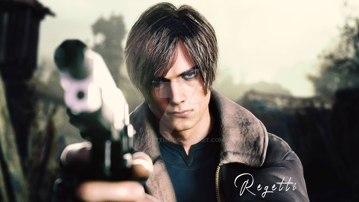 Leon RE4R by Regetti96 on DeviantArt