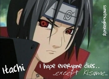 Itachi...no kill Kisame?