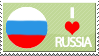 I Love Russia - Simple Stamp by MA--RA