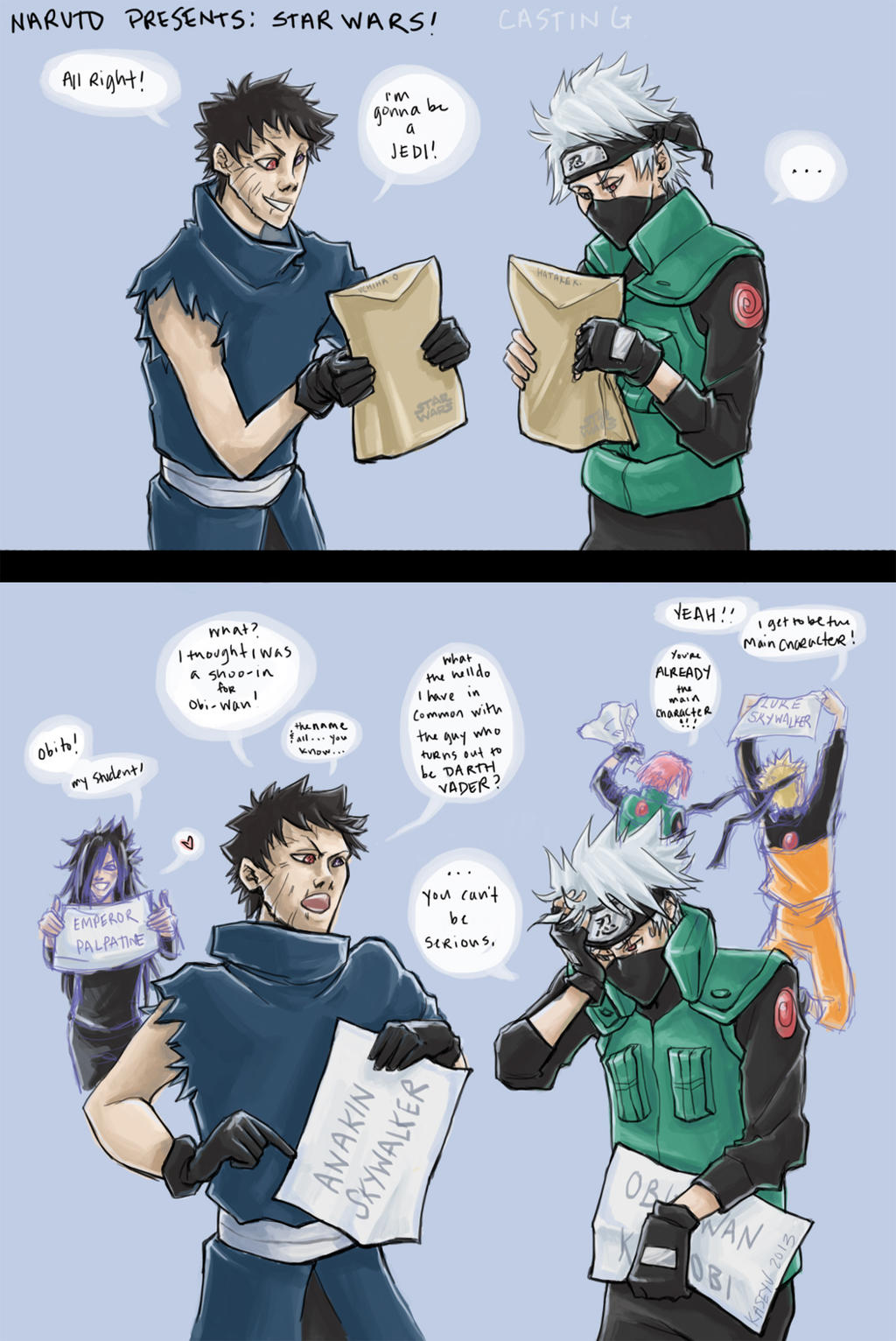 Naruto Presents Star Wars by kaseyu on DeviantArt