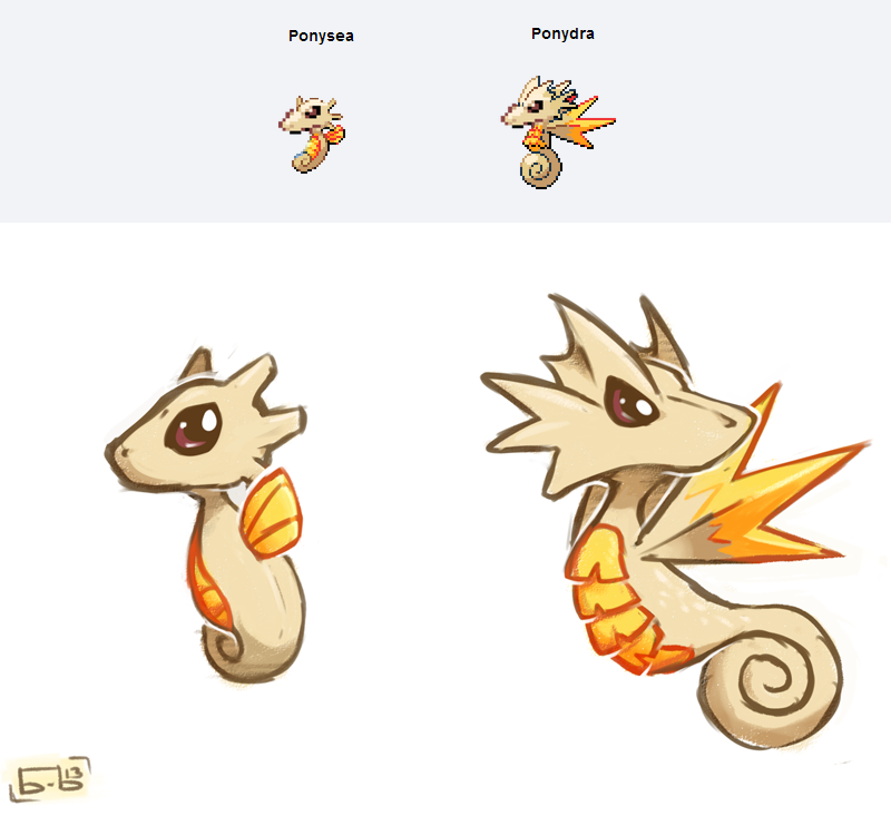 PKMN Fusions: Ponysea + Ponydra