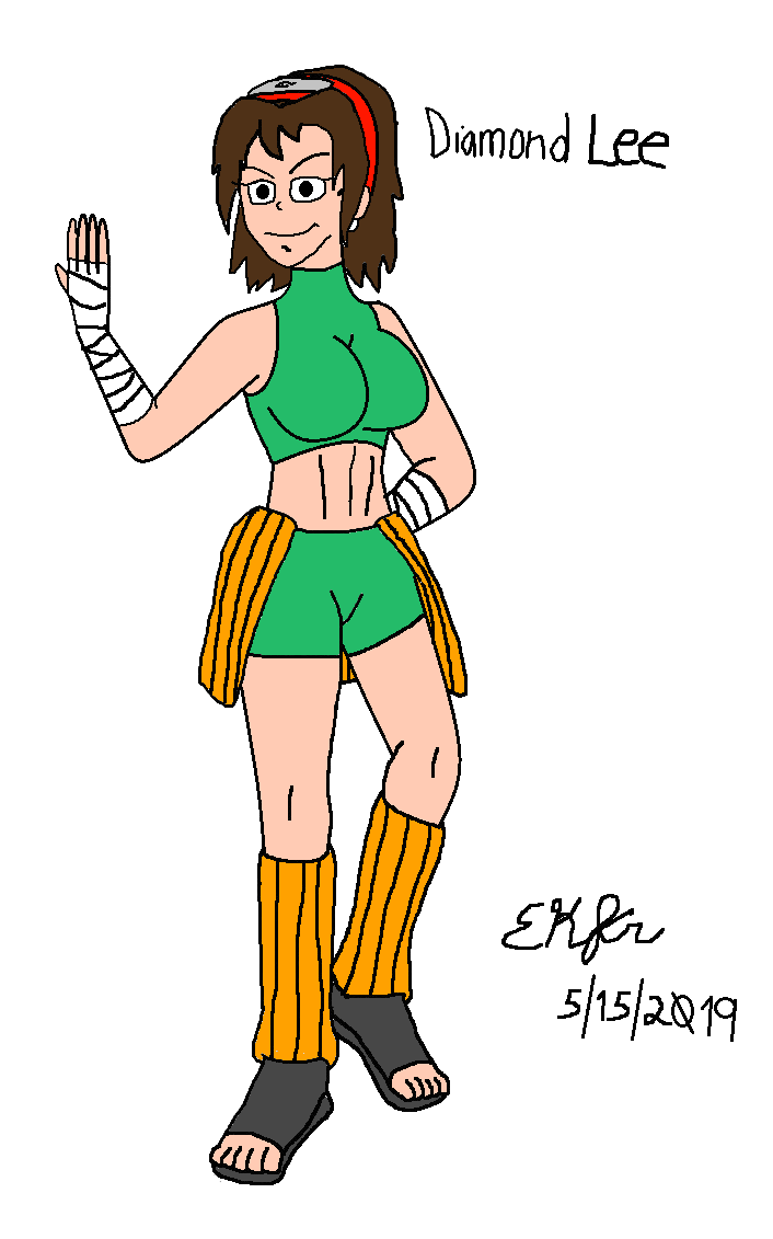 Diamond Lee (Rock Lee's Wife OC) by EKJr on DeviantArt