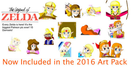 Zelda Collection added to 2016 Art Pack