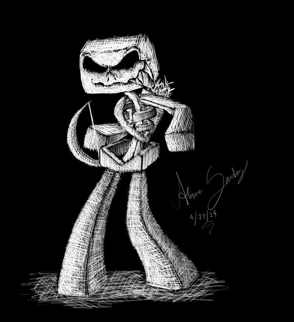 Distorted Minecraft Skeleton Minecraft Skeleton by AwesomeAartvark on DeviantArt