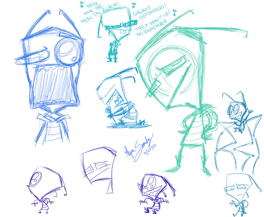 Zim Color Sketches 1