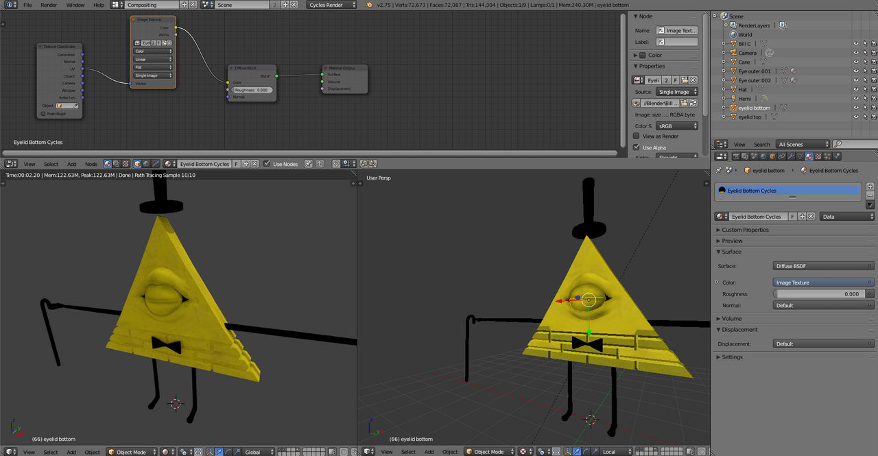 3D Bill Cipher by AwesomeAartvark on DeviantArt