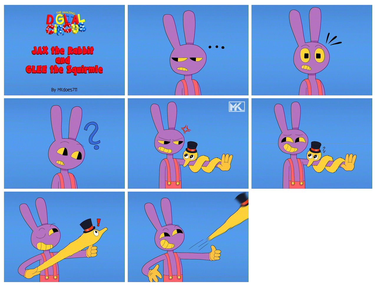 Jax the Rabbit and Glee the Squirmle (TADC) comic by MKdoes711 on ...