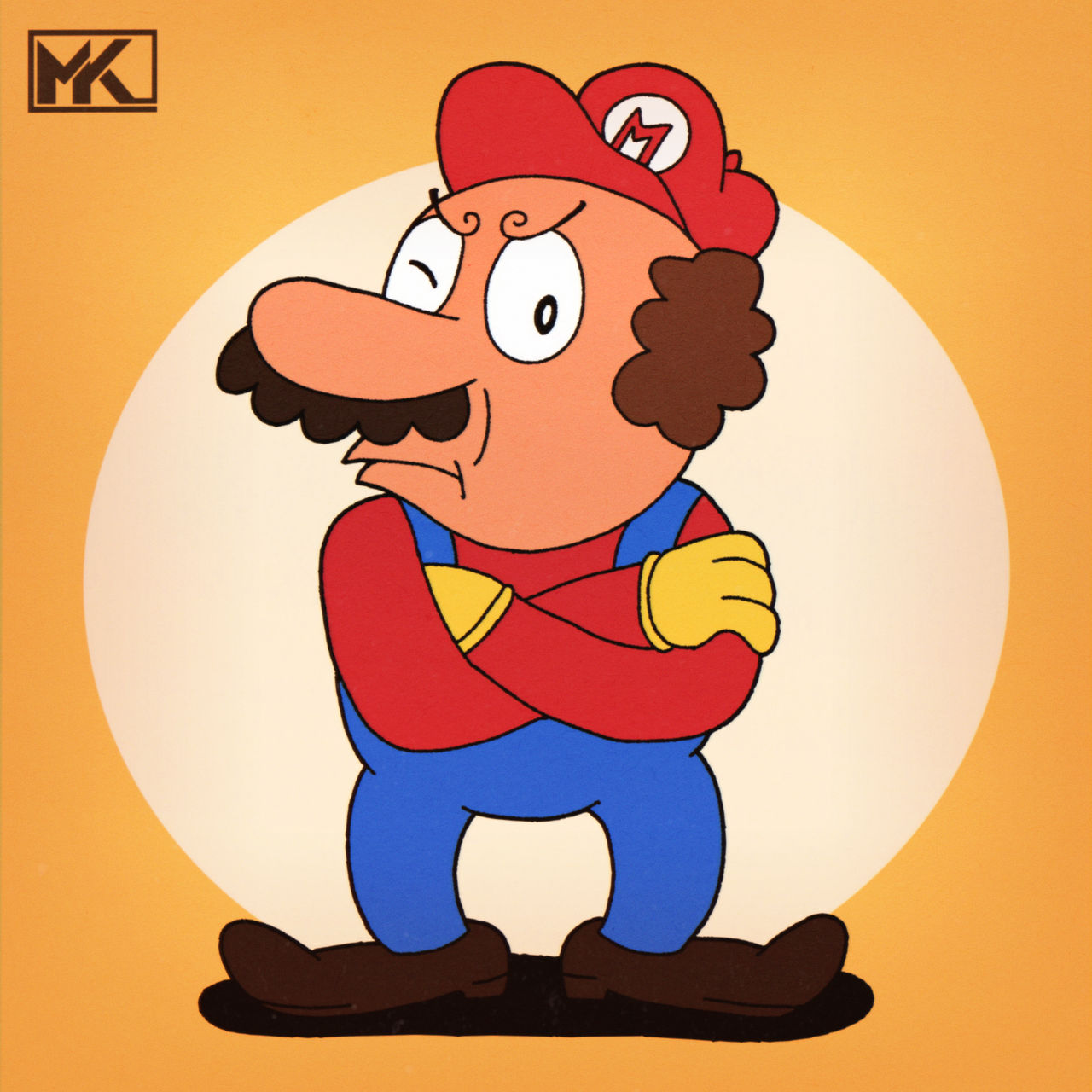 Grumpy Mario Grumpy Mario by MKdoes711 on DeviantArt