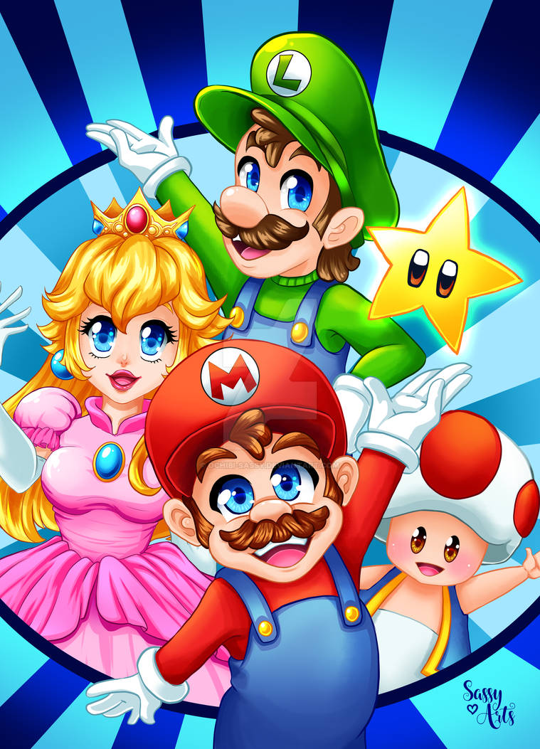 Mario Deviantart Poster Mario Poster by Sassy by Ochibi-Sassy on DeviantArt