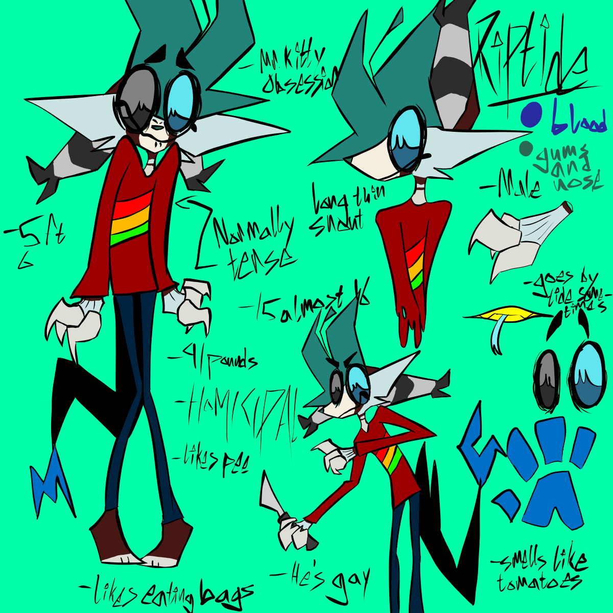 riptide character reference by BROKENSPINE21 on DeviantArt