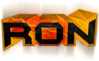 Ron 3D Logo New Style - By SuggesT (Aviad)