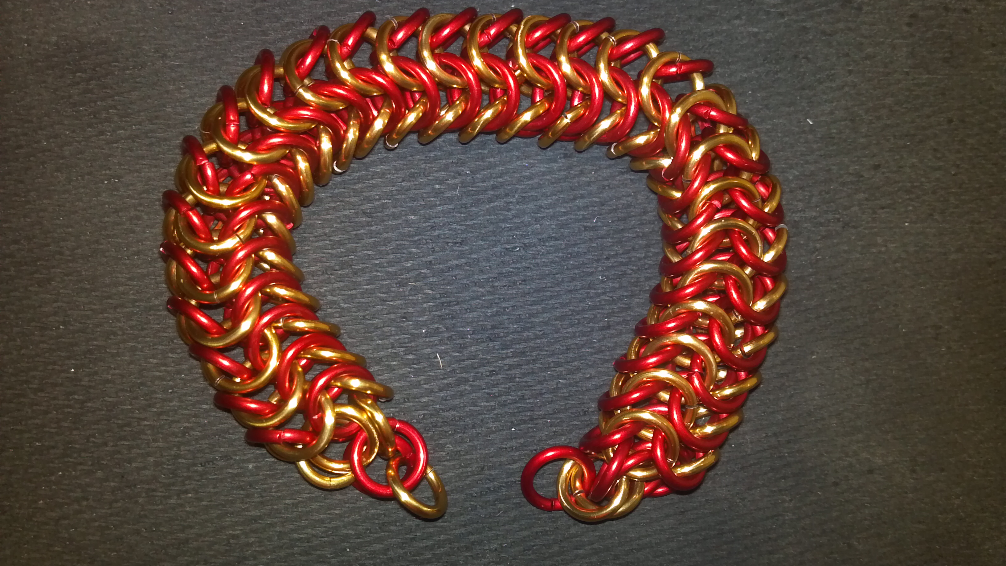 MLP Themed Applebloom Chainmail Bracelet-2